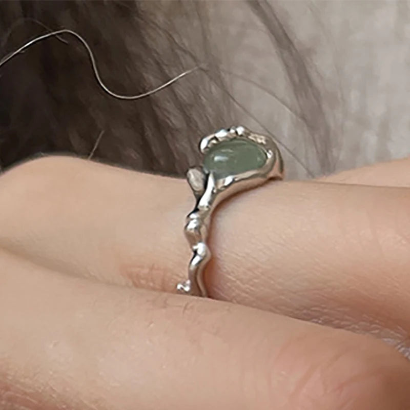 Silver Stone Ring