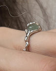 Silver Stone Ring