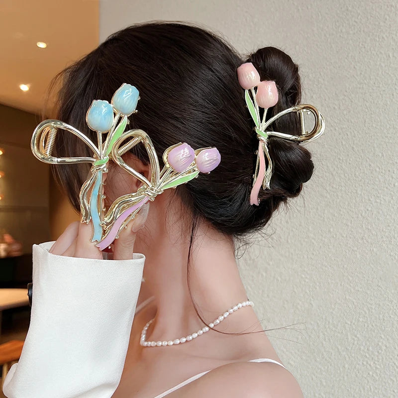 Tulip Hair Claw Clip