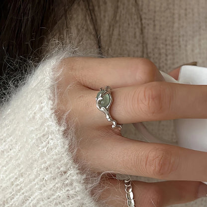 Silver Stone Ring