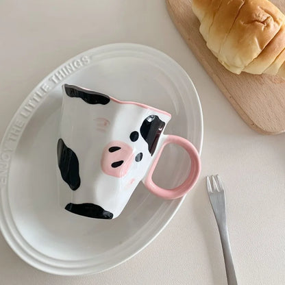 Handmade Cow Mug