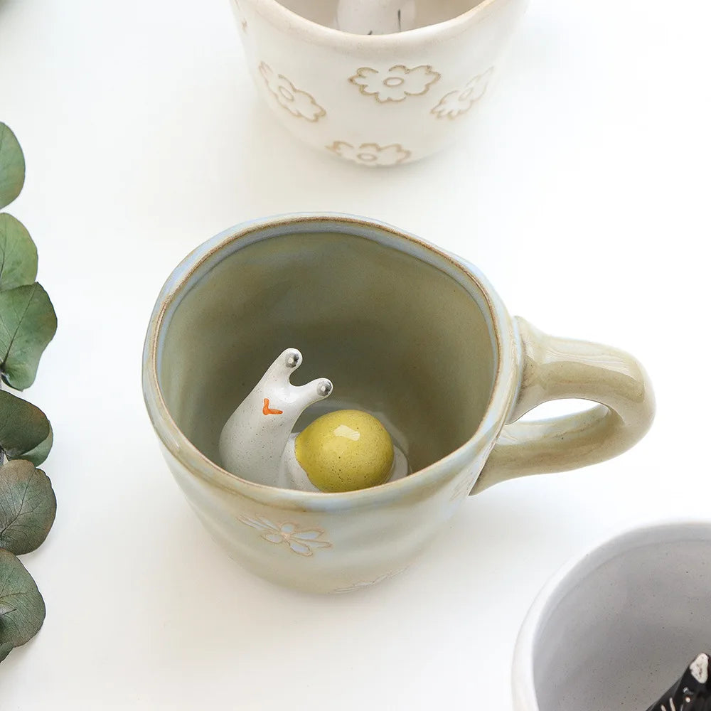 Handmade Ceramic Animal Mugs