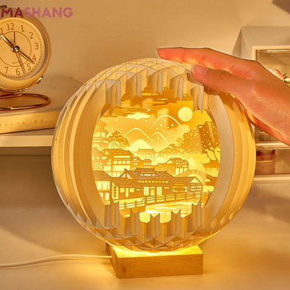 LED Paper Carving Lamp