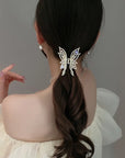 Beaded Butterfly Hair Claw