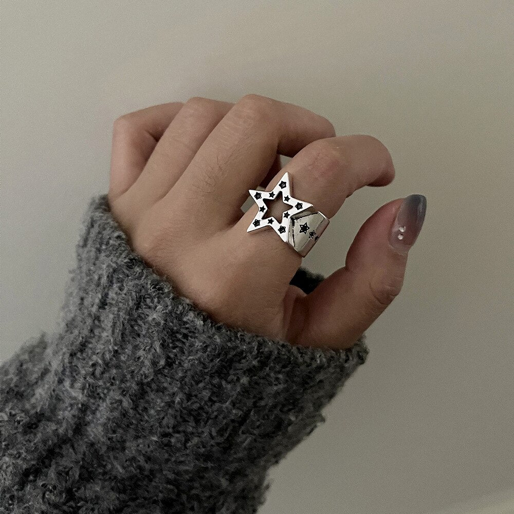 Cross Stars Rings