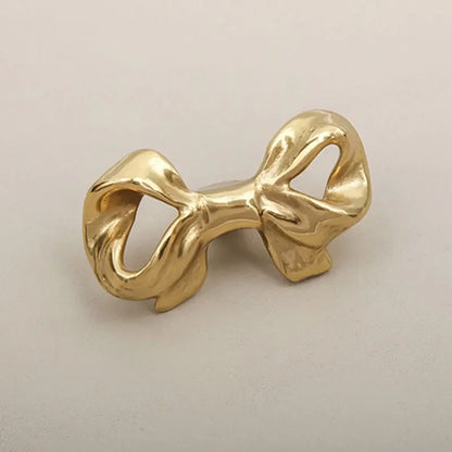 Gold Bow Tie Drawer Knobs