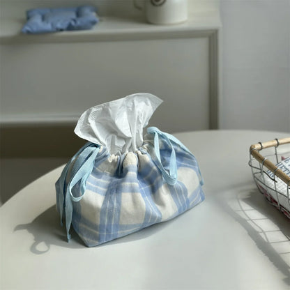 Plaid Tissue Box