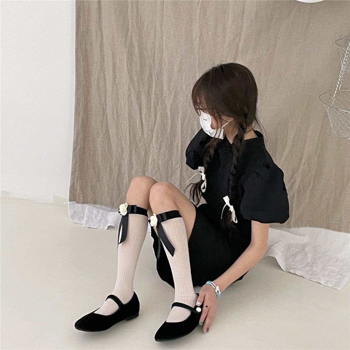 Lolita Bowknot Socks