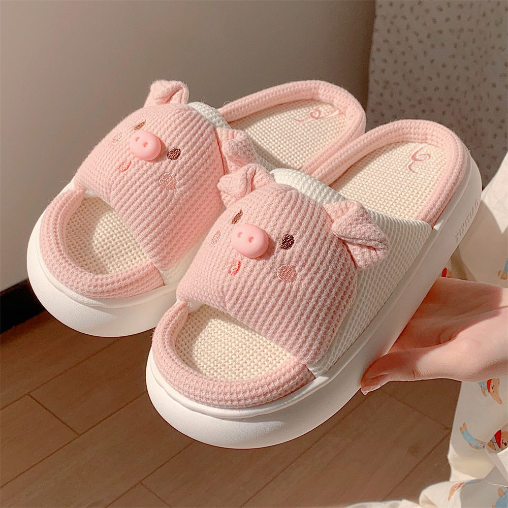 Cute Pig Slippers