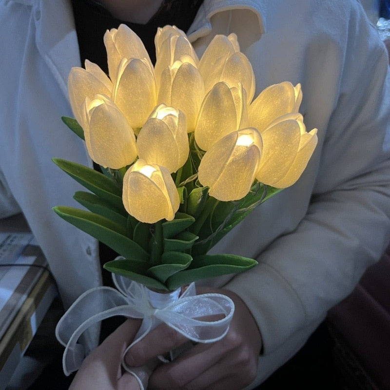 LED Tulips Flower Bouquet Lamp