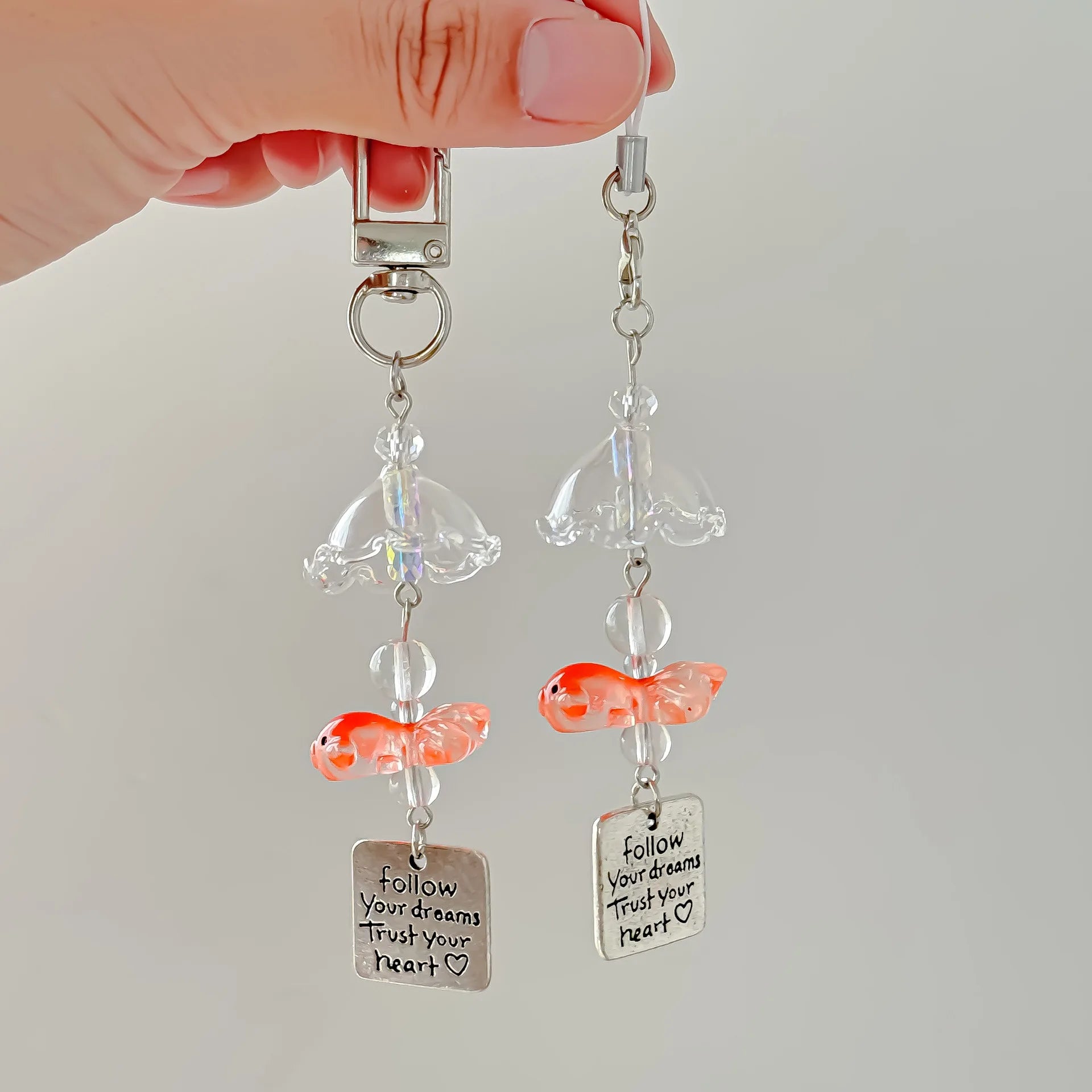 Goldfish Wind Chime Keychain