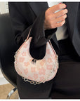 Crescent Daisy Shoulder Bag