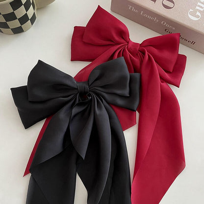 Elegant Bow Ribbon Hair Clip