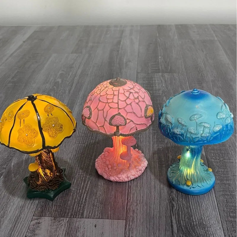 Vintage Mushroom Table Lamp