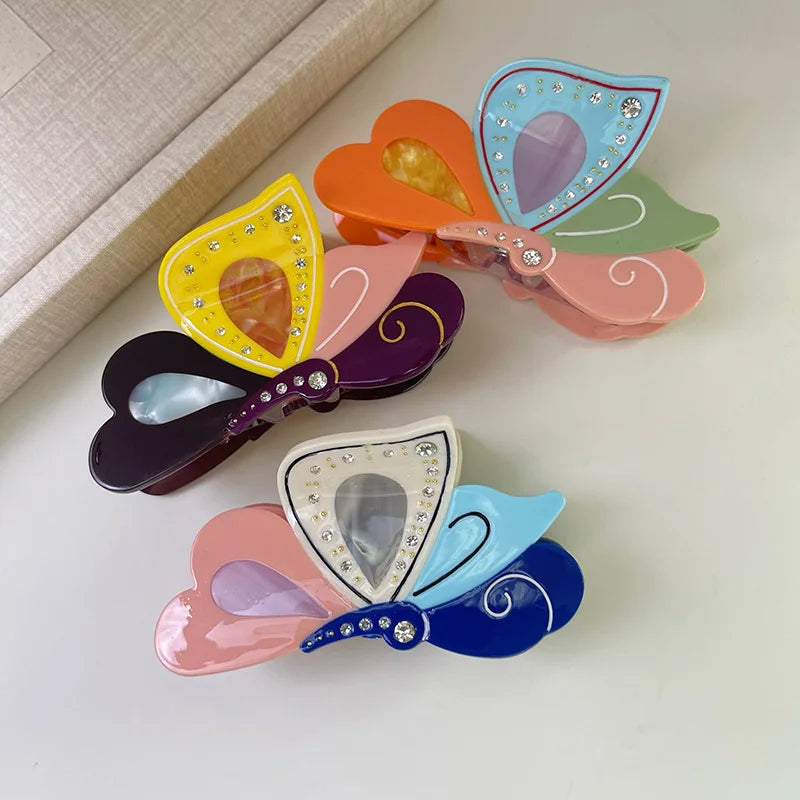 Butterfly Hair Claw Clips