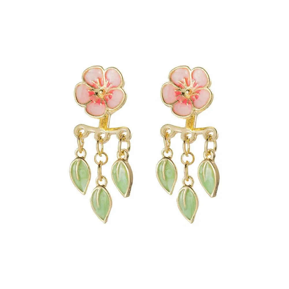 Peach Blossom Stud Earrings