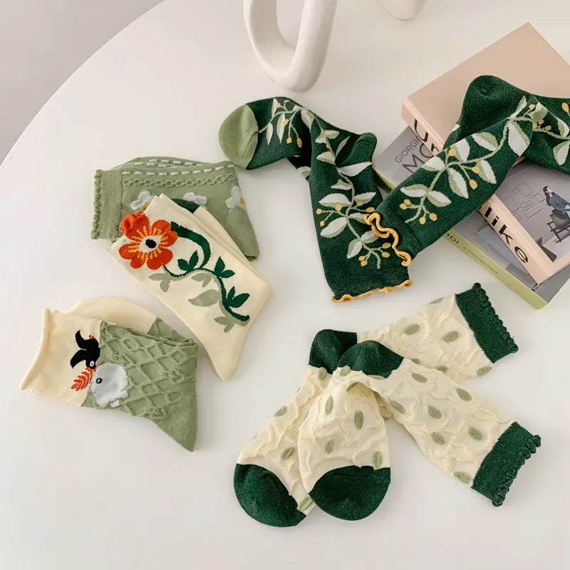 Forest Socks 5 Pairs