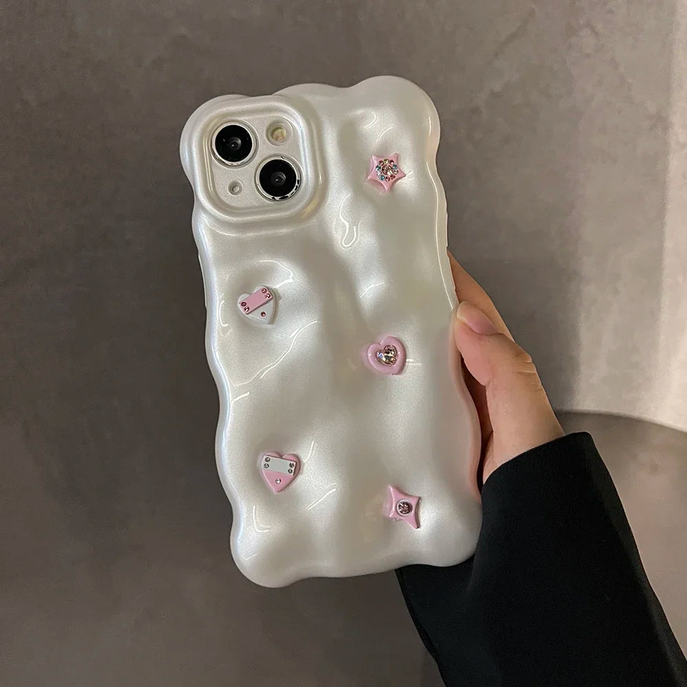 Heart Wave iPhone Case
