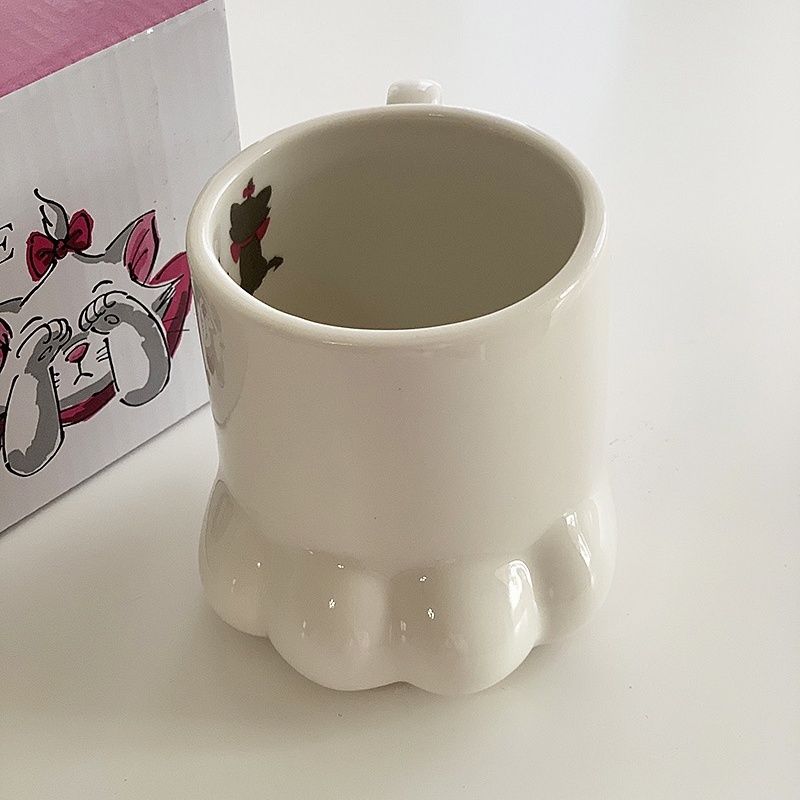 Cute Cat Paw Ceramic Cup