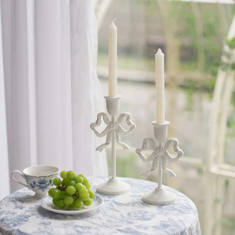 Vintage Bowknot Candlestick