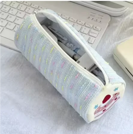 Wool Red Apple Pencil Case