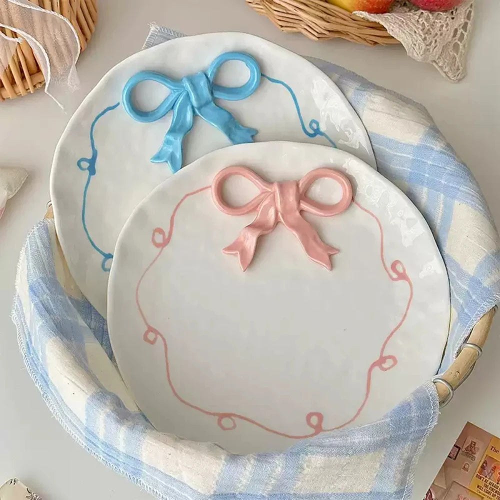 Porcelain Bowknot Plate