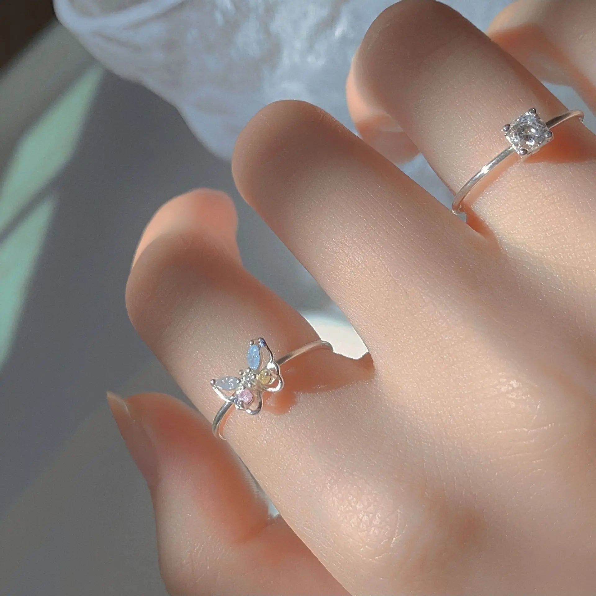 Delicate Butterfly Ring