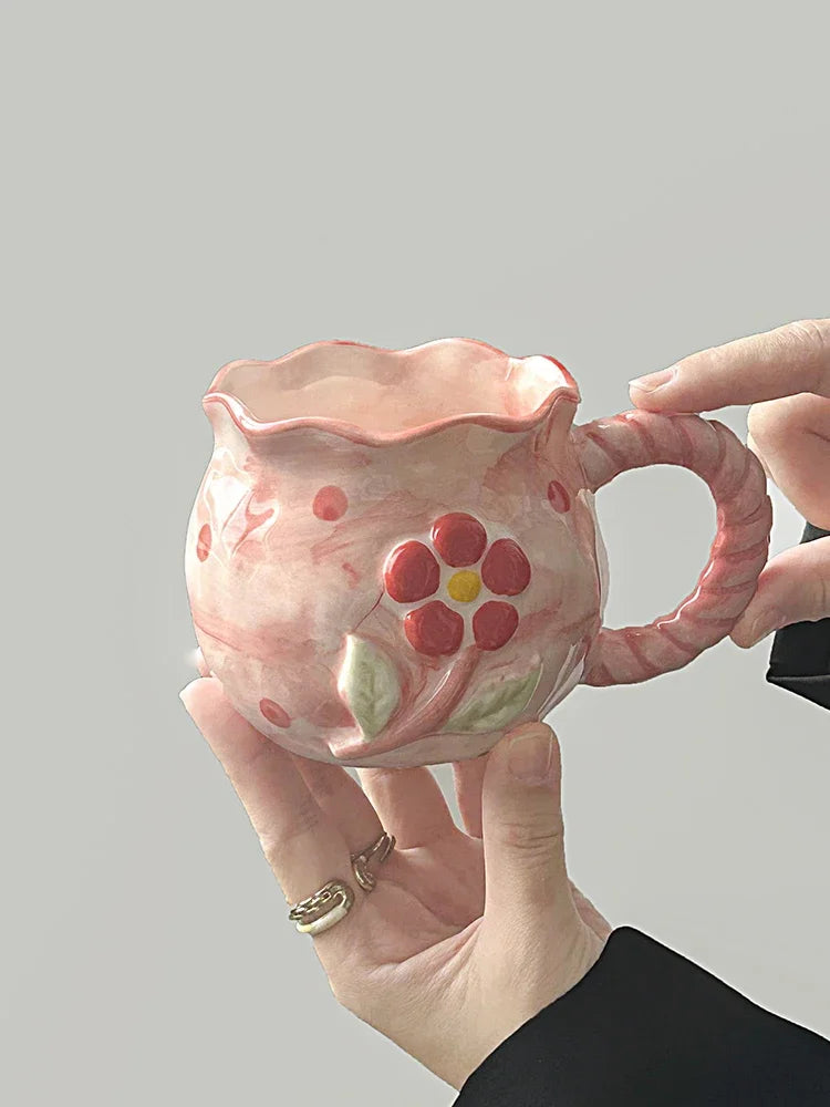 Rose Ceramic Mug