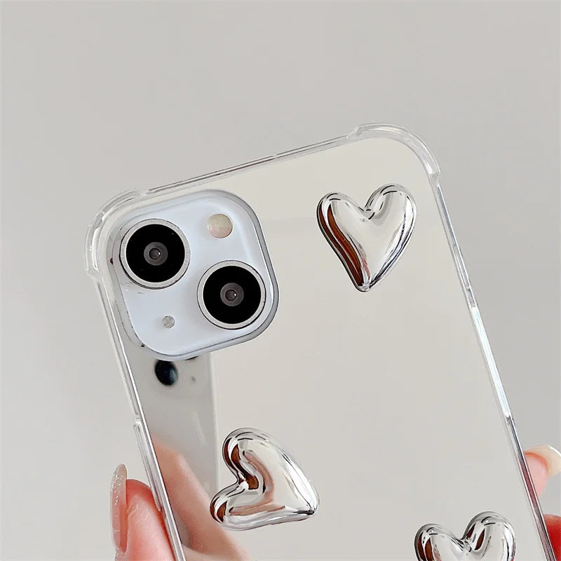 Metalic Heart Phonecase