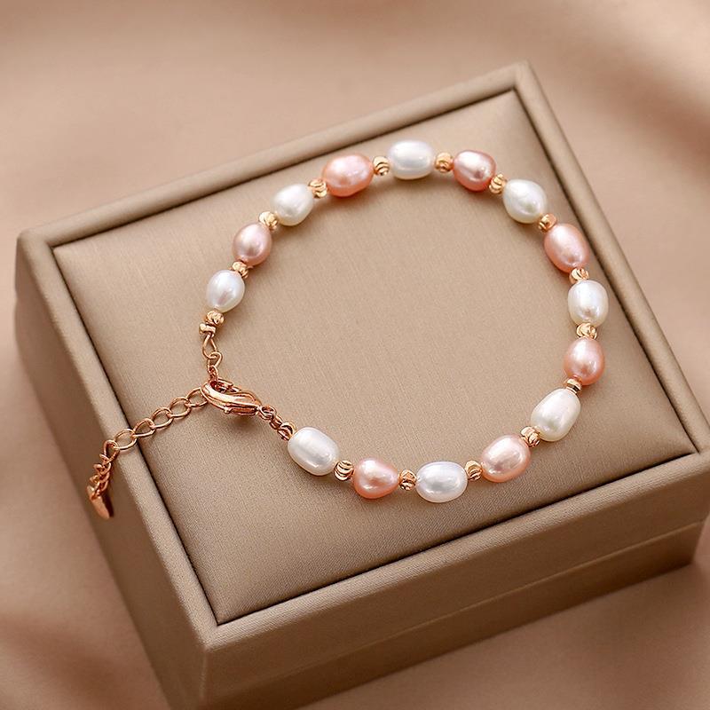 Star and Moon Pearl Bracelets