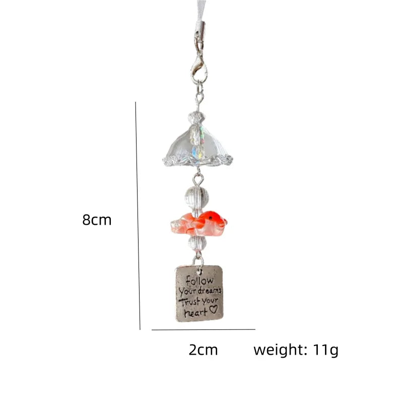 Goldfish Wind Chime Keychain