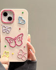 Pink Butterfly Phonecase