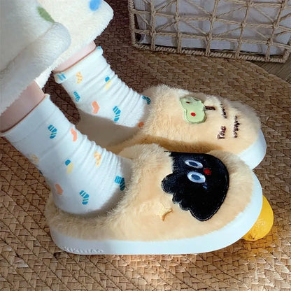 Multi Plush Slippers