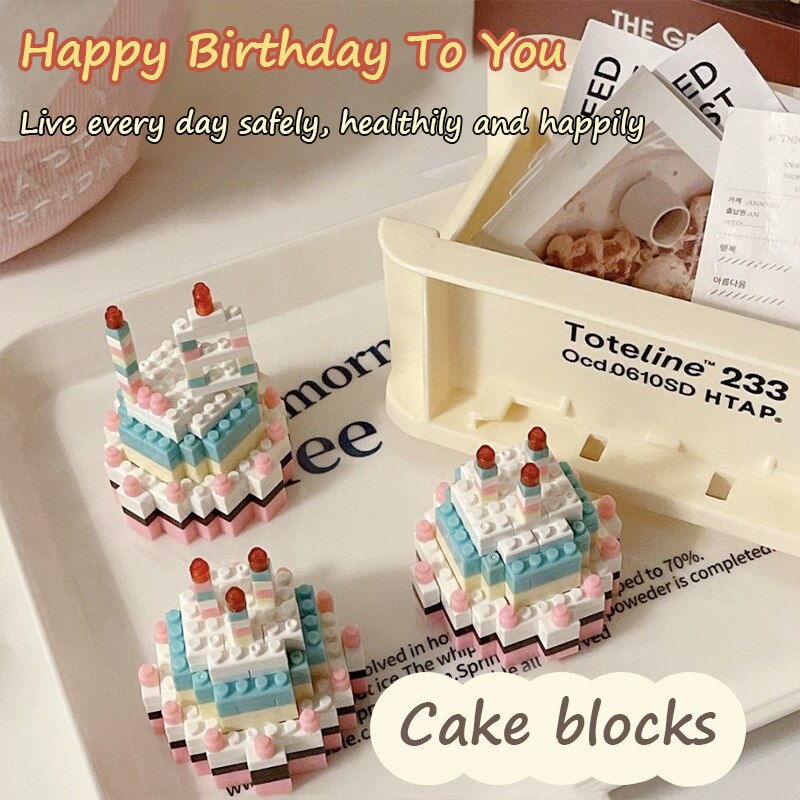 DIY Birthday Cake Building Block