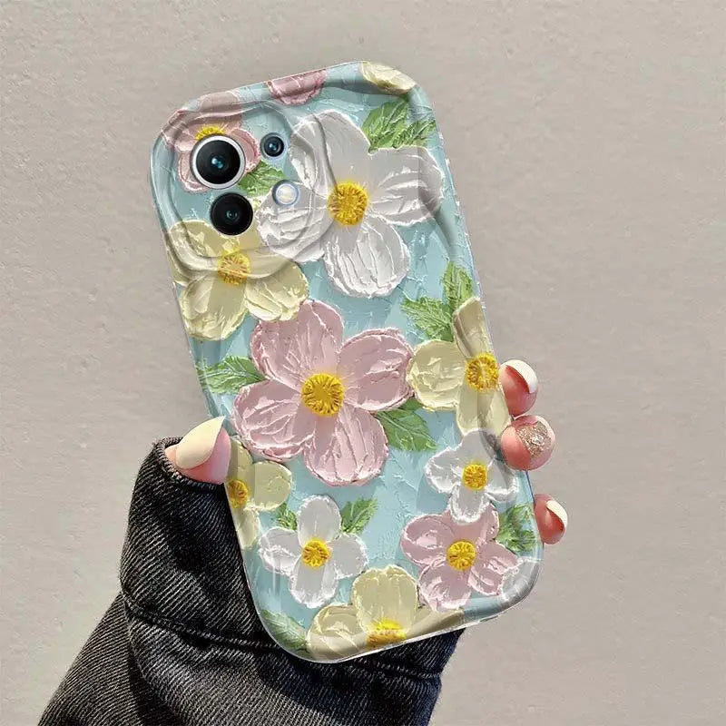 Oil Painting Flowers Phone Case