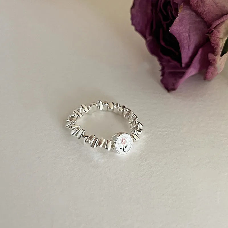 Delicate Tulip Ring