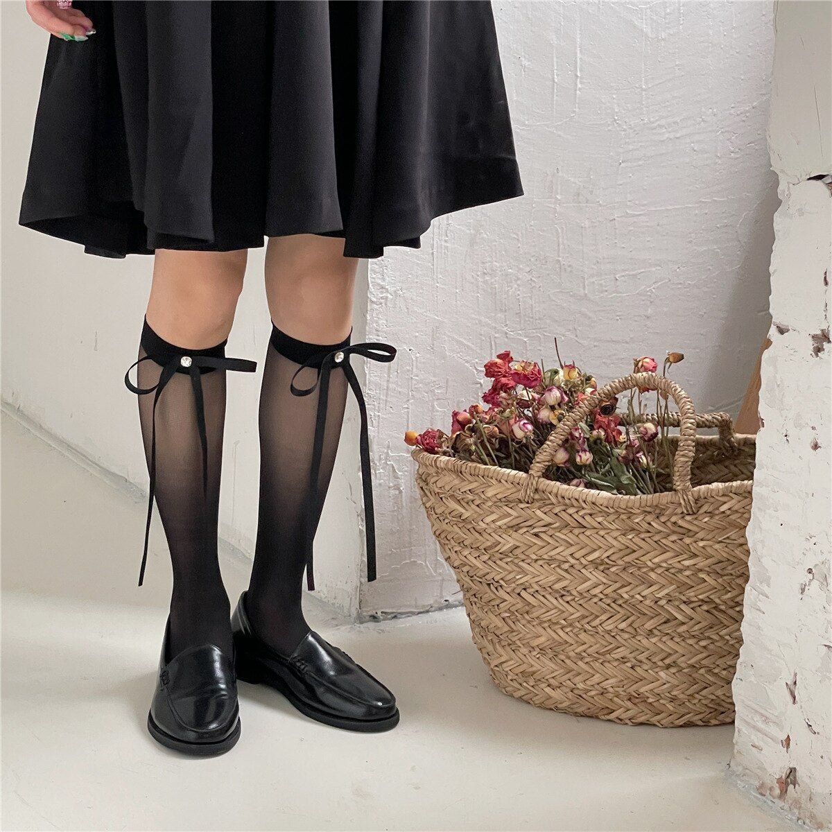 Lolita Bowknot Socks