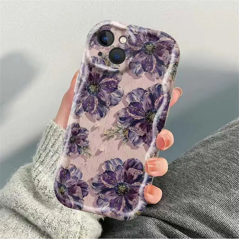 Oil Painting Flowers Phone Case