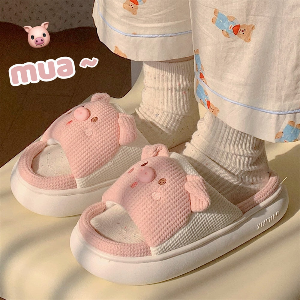 Cute Pig Slippers