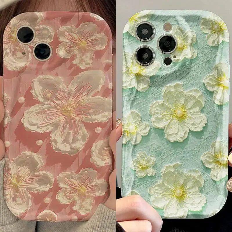 Oil Painting Flowers Phone Case