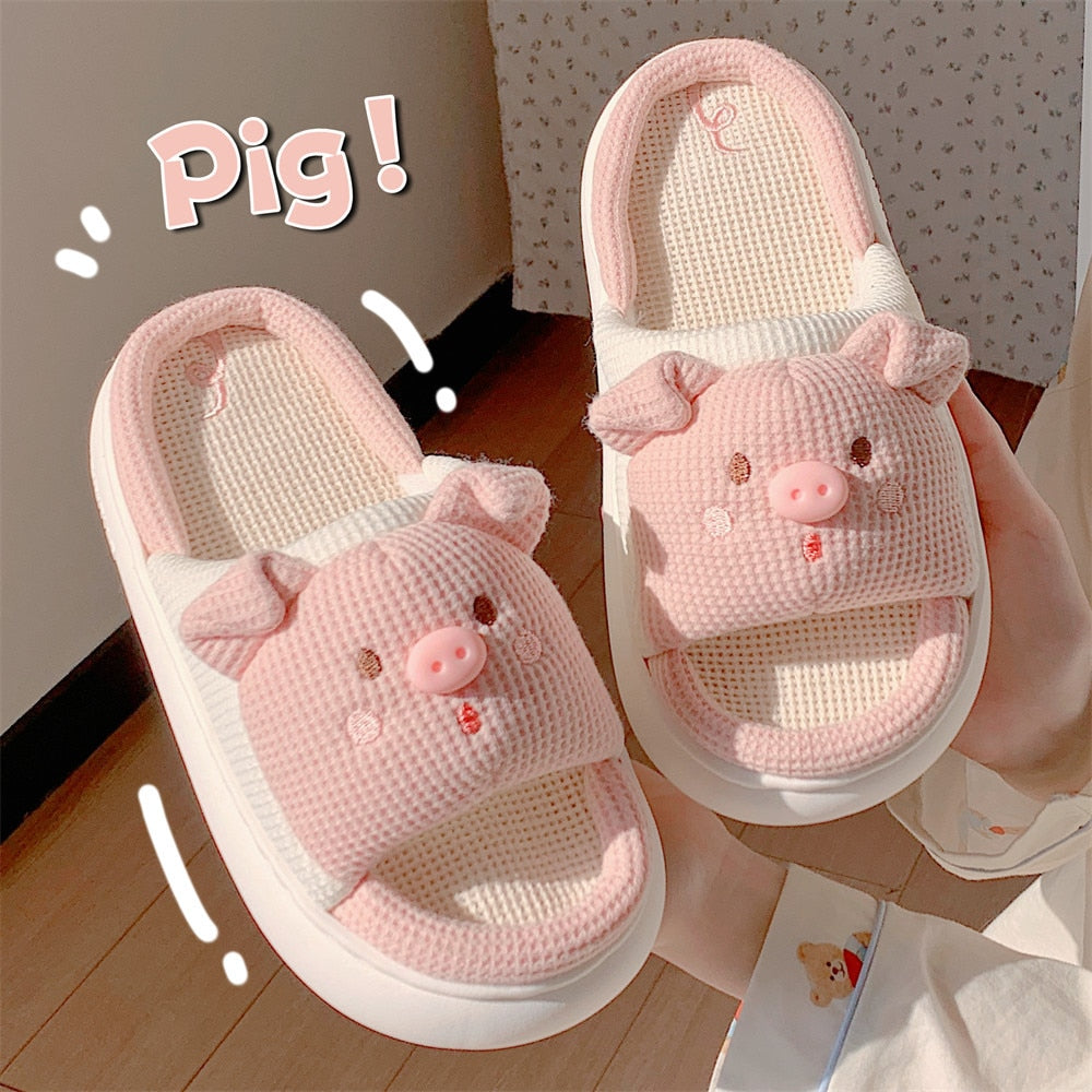 Cute Pig Slippers