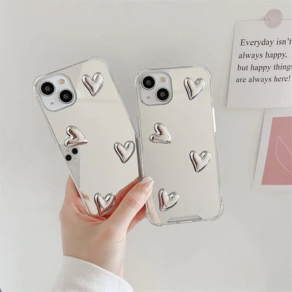 Metalic Heart Phonecase