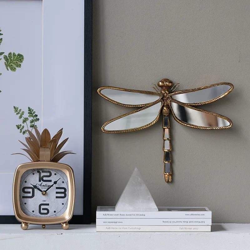 Retro Butterfly &amp; Dragonfly Wall Mirror