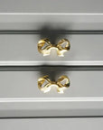 Gold Bow Tie Drawer Knobs