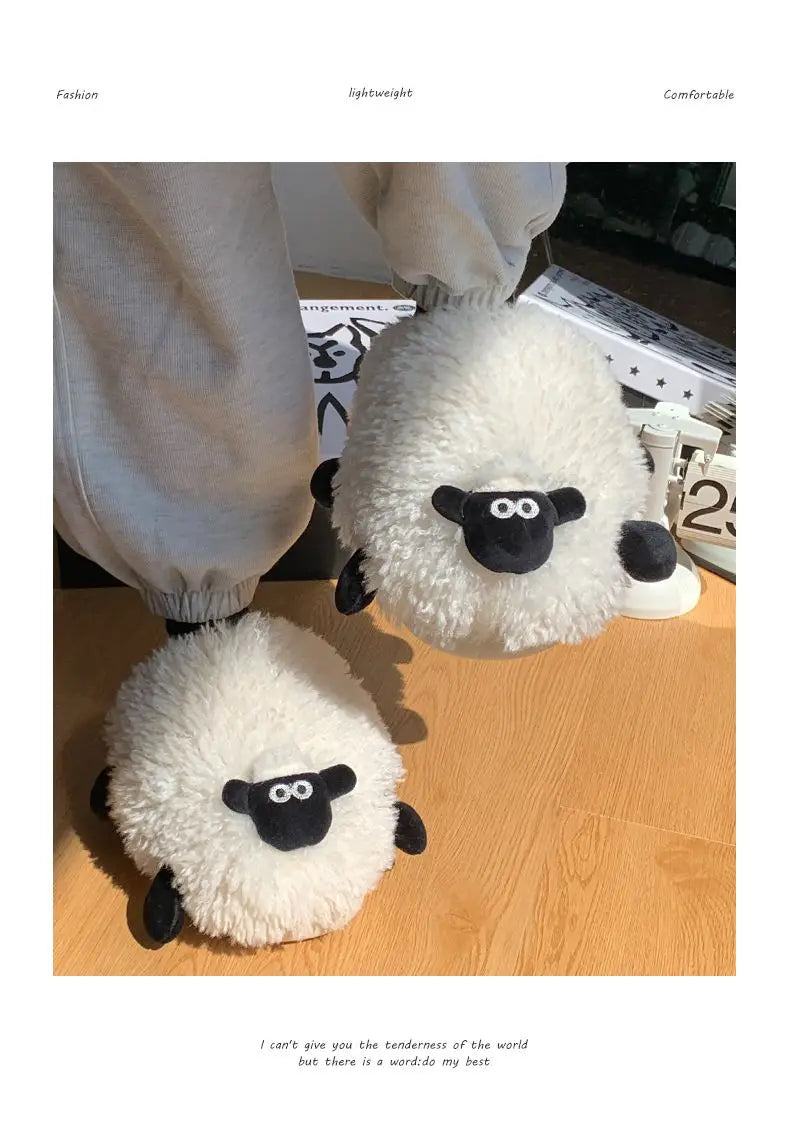 Fluff Sheep Winter Slippers