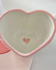 Ceramic Heart Shaped Mug