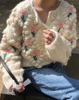 Vintage Embroidered Knitted Sweater