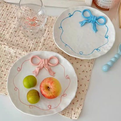 Porcelain Bowknot Plate