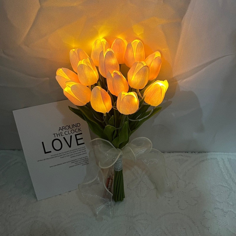 LED Tulips Flower Bouquet Lamp