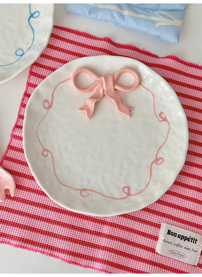 Porcelain Bowknot Plate